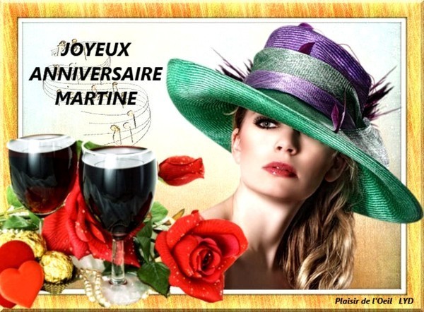 Carte pour Martine