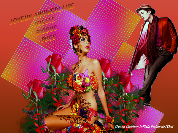 Carte d'anniversaire pour Joëlle 2020